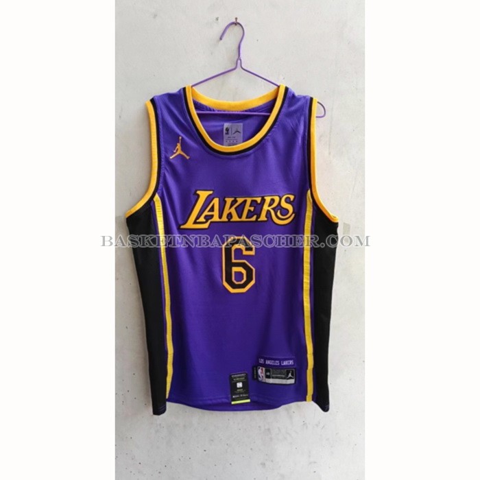 Maillot Los Angeles Lakers LeBron James NO 6 Statement 2022-23 Volet